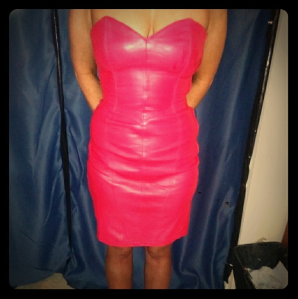 Authentic michael hoban north beach leather dress